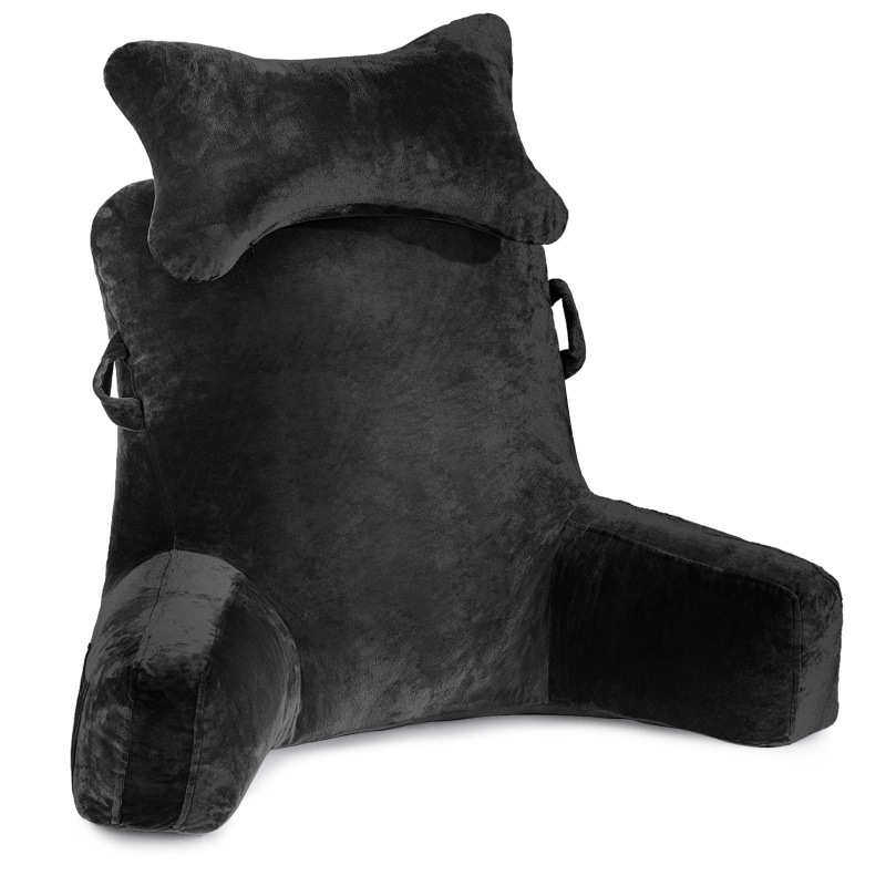 办公室护腰靠枕可拆洗床头靠垫PP棉压缩阅读枕有扶手