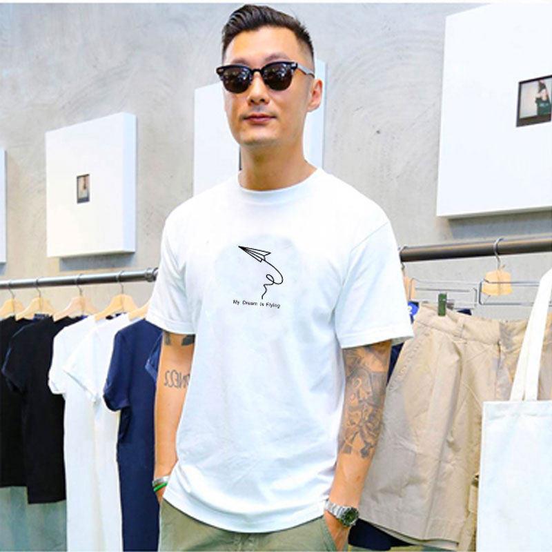香港代购余 余文乐港风潮牌短袖夏季新款纯棉半袖青少年流行百搭T