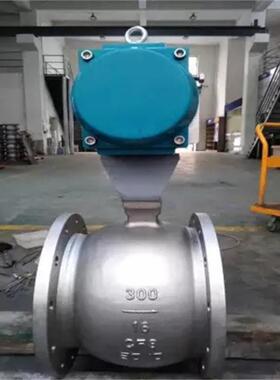 VQ47Y-16CDN450手动对夹式V型球阀硬密封耐磨高温调节球阀