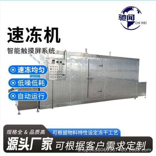 牛羊肉双螺旋速冻机 商用连续水饺冻机 豆沙包速冻机多少钱一台