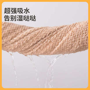 3DWF毛巾吸水速干不易掉毛女洗脸洗澡家用擦头发珊瑚绒比