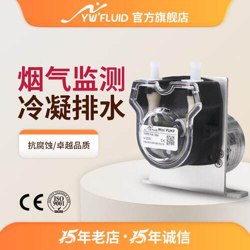 微型蠕动泵固定转速冷凝排水泵分析仪器小型抽水泵转速可选YW-S04