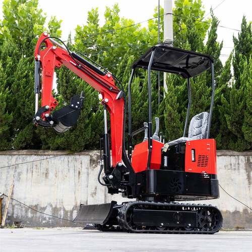 源头工厂履带式挖掘机 10型建筑施工小型挖机 农用果园微型挖土机