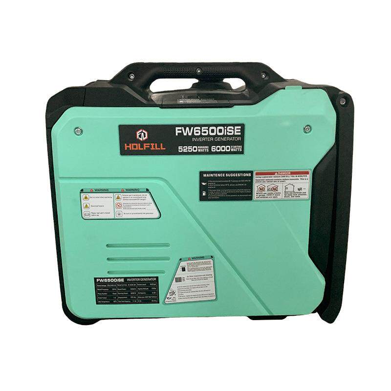 5千瓦便携式静音汽油发电机220v110v家用电动启动遥控FW6500ISE