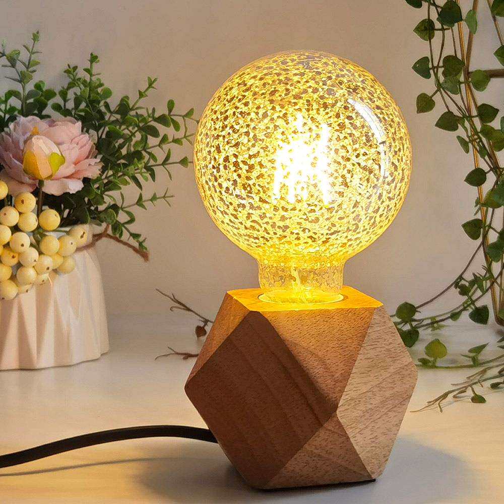 复古豹纹LED灯丝灯泡室内创意装饰照明暖光桌面氛围灯仿古台吊灯