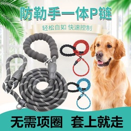 狗狗牵引绳P链可伸缩遛狗小型中大型犬狗绳子宠物用品狗链子