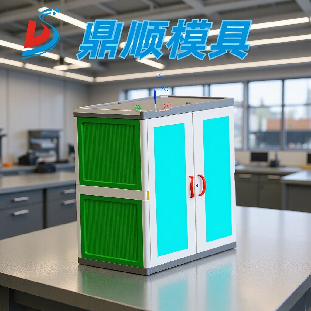 衣柜收纳柜储物柜模具注塑塑料模具