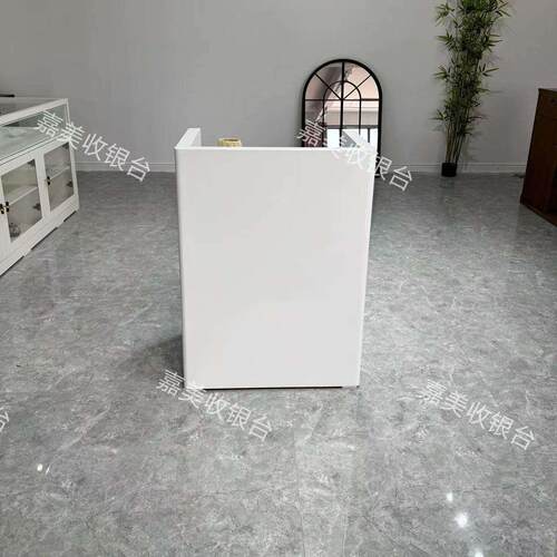 简约现代咨询台导购台饭厅餐饮4s店公司迎宾台小型轻奢烤漆引导台