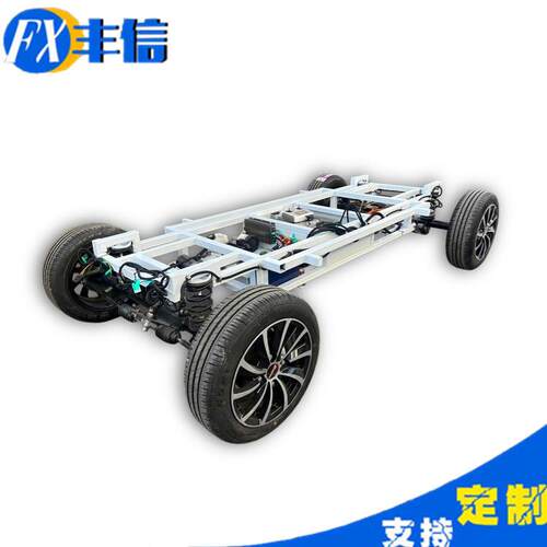 无人驾驶线控底盘平板车阿克曼底盘电动四驱激光雷达小车遥控