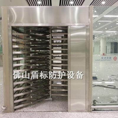 高铁站候车厅出口矩形单向门,全封闭人行道栅栏旋转闸,半高单向门