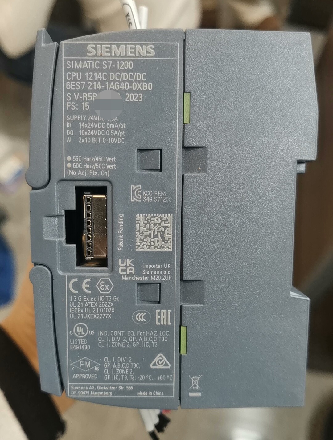 西门子模块 214-1AG40-0XB0 拆机二手 功能正常