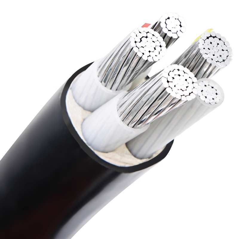 珠江国标铝芯电缆线4 5芯16 25 35 50 95 120 150平方三相线铠装