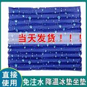 夏天免注水冰垫水凉垫坐垫老人半身垫降温屁股垫冰凉垫水袋床垫防