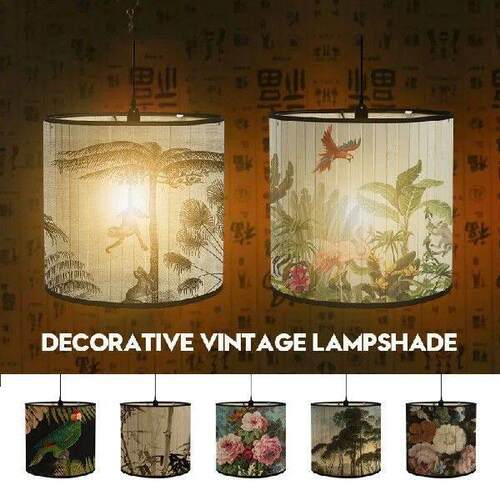 Chinese Retro Style Lamp Shade Bamboo Art Chandelier