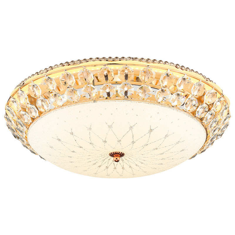 欧式LED水晶吸顶灯现代简约网红客厅餐厅房间卧室灯创意灯具灯饰