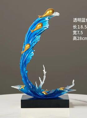 现代GYT艺术轻奢高开业风水起摆件客厅关电生视柜档玄酒柜办公室