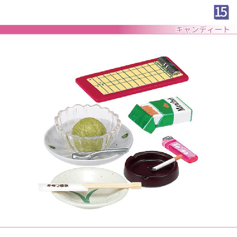 Re-ment日本正版散货！食玩微缩模型 居酒屋日料大口吞绝版老货H1