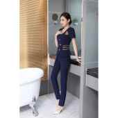 酒店工服套足疗空姐制装 20美24新款 服 足浴作技师服 高档容院工装