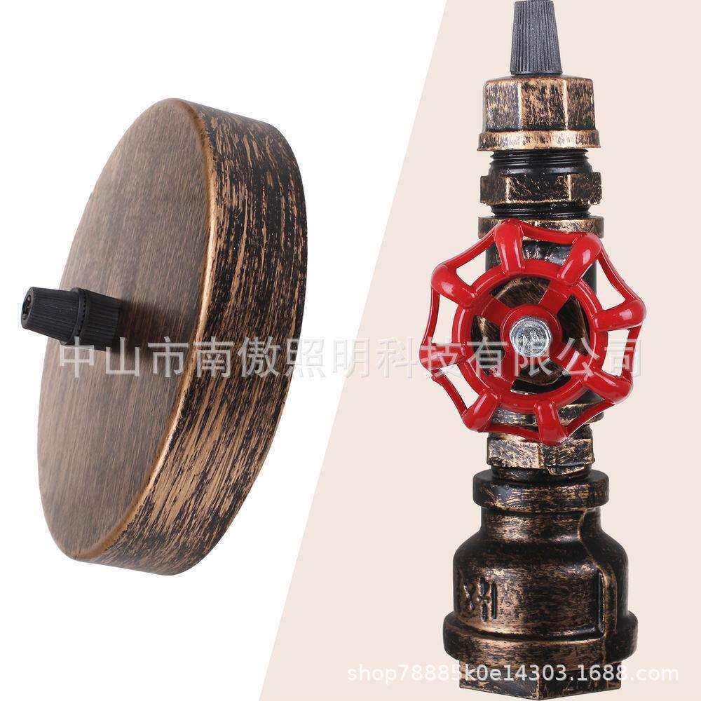 复古工业设计欧式吊灯乡村Loft单头吧台水管吊灯创意餐厅客厅灯具