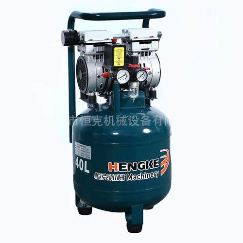 工业级喷漆汽修喷漆压缩气泵550W750W1HP无油静音空压机立