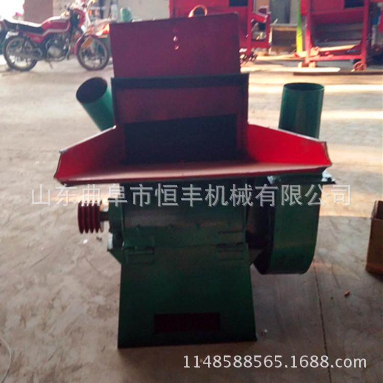 湖南新型油菜秸秆锤片式揉搓机带绞龙除尘花生秧秸秆粉碎机