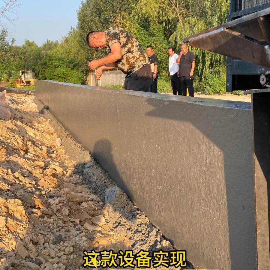 隧道电缆沟水沟滑模机厂家水渠成型机设备 路沿石滑膜机