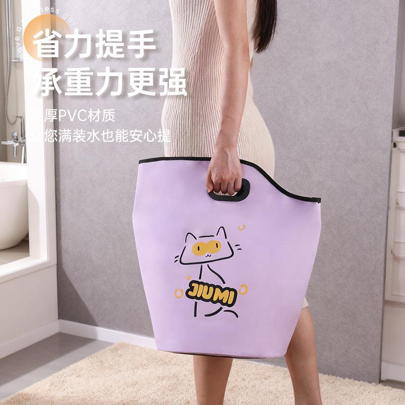 便携式旅行熏蒸高深洗脚盆浸脚袋泡脚桶家用过小腿可折叠加厚防水
