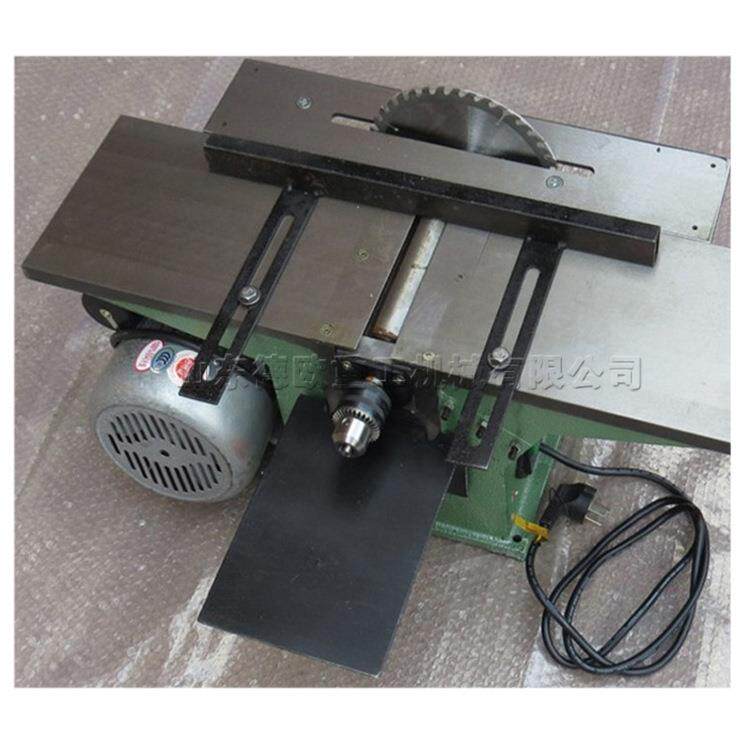 多功能刨床 榫槽锯床 可钻孔 木工压刨机 刨削宽度300mm 台式刨床