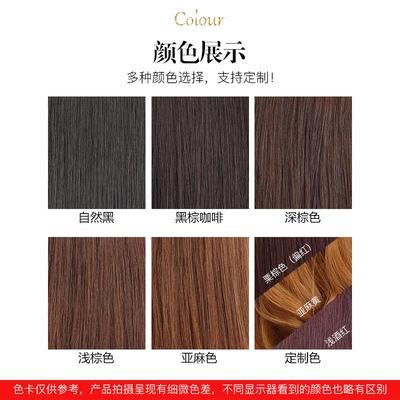 正品真发马尾发女夏抓夹红式假大浪波长卷发自然网高马尾辫子假发