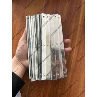 固定片铝合金门窗安装镀锌铁直片带孔固定铁片家具连接片一字直片