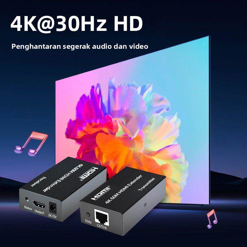 4K 60米 100米  120米HDMI单网线延长器 hdmi转CAT6双绞线传输器