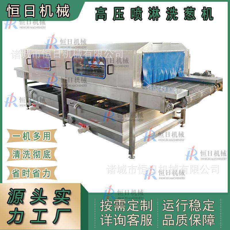 大葱全自动喷淋清洗机韭菜去泥小香葱压喷淋清洗机大姜自动清洗