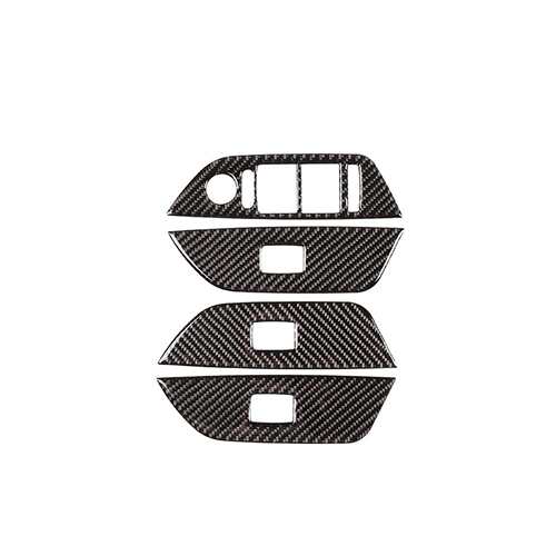 适用于10-15年宝马老x1系E84玻璃升窗升降开关控制碳纤维内饰贴纸