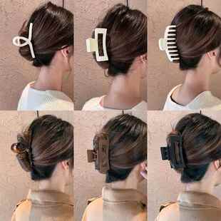 Color Claw Crab Sale Hair Barrette Solid Large 发夹Hot Clip