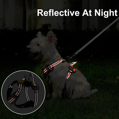 Adjustable Dog Harness Vest Pet Reflective Breathable Vest C