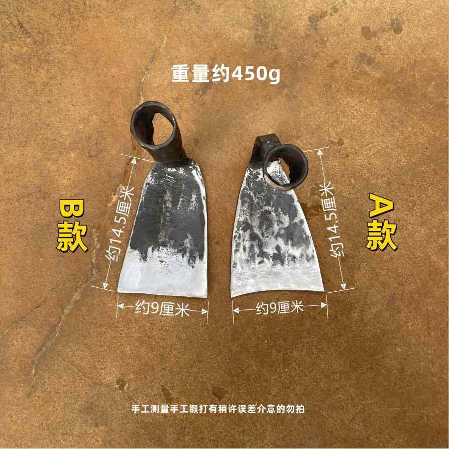 手工锻打全钢小锄头家用种菜锄草锄头除草神器工具农用园艺锄地锄