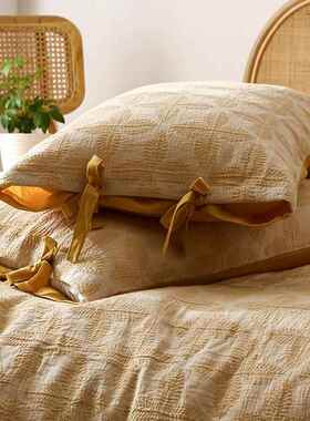 A类双层纱布四件MYSS-AL2套全棉春100纯式棉水洗棉床季单被套秋款