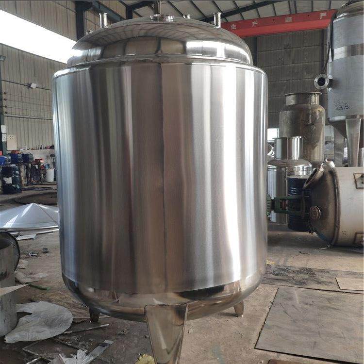 厂价直销 蒸汽加热反应釜多吨位5吨不锈钢搅拌罐液体发酵罐储存罐