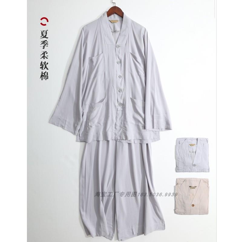 新款夏季轻柔短褂僧服 祥仁小褂全夏天僧衣套装舒适吸汗透气