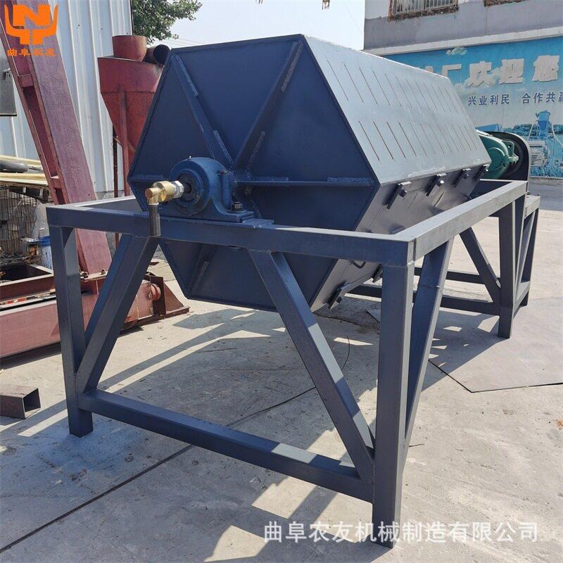 牌六角研磨除锈机铸钢铁件除渣去毛刺1000升六角滚筒式除锈机