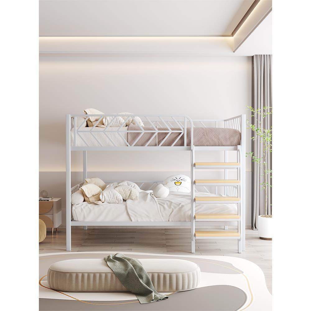 9U铁艺上下床小户型阁楼床省空间双层床复式高架床成人上下铺铁架