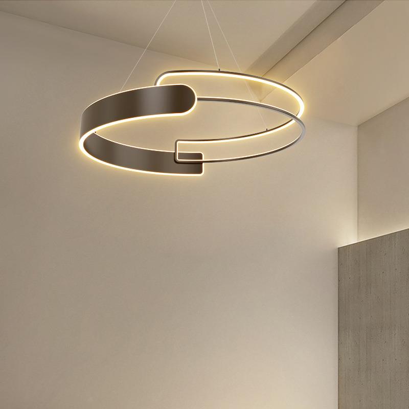 客厅吊灯2022新款电灯家用饭厅灯简约现代大气大灯创意餐厅客厅灯