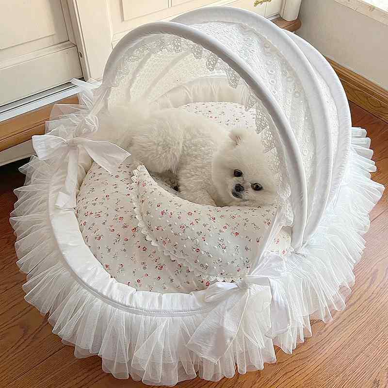 新款直销宝丽珍四季宠物摇篮可拆洗狗窝猫窝床泰迪马尔济斯小中型