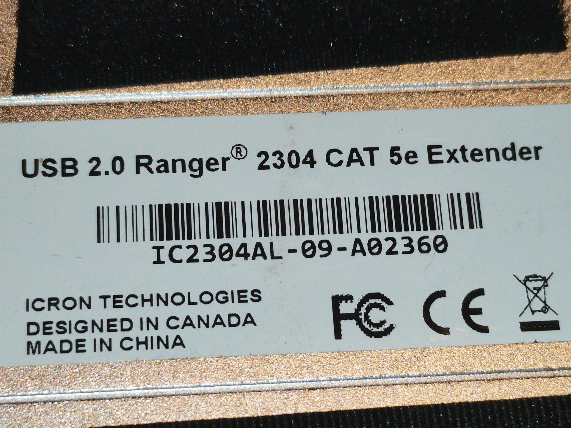 ICRON USB2.0 rangwe 2304 数量2