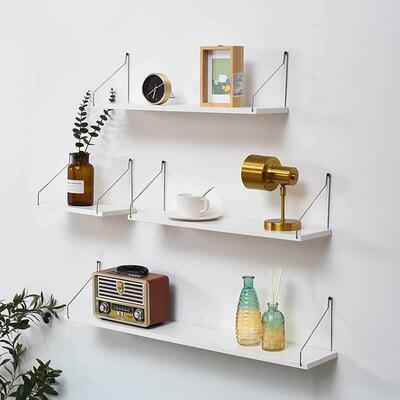 Free of punching the wall shelf rack hanging wall of the