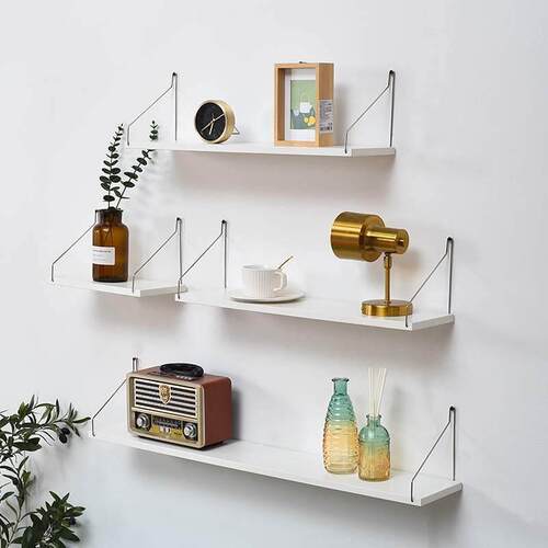 Free of punching the wall shelf rack hanging wall of the
