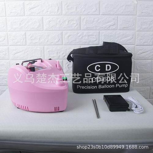 CD-608计球时定量双吹气电动充用368气机充气带脚踏充气泵泵打气