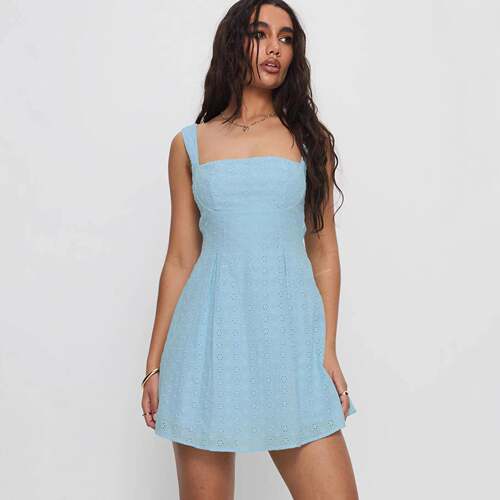 Sweet Backless Bow Tie Mini Dress Women Cute Outfit Occasion