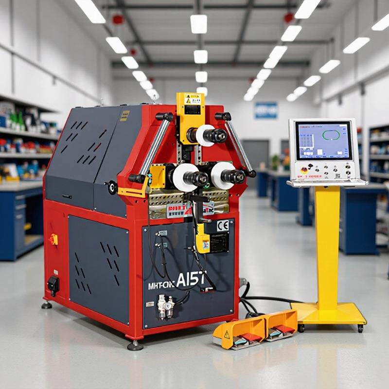 佛山数控滚弯机CNC15T型材加工定制液压扁铁圈圆机弯管机器