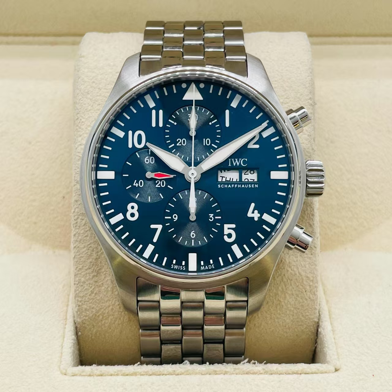 公价56000[9.8新]万国小王子飞行员系列自动机械 IW377717男表